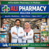 Affordable Pharmacy in Multan – Why AliPharmacy is the Best Choice