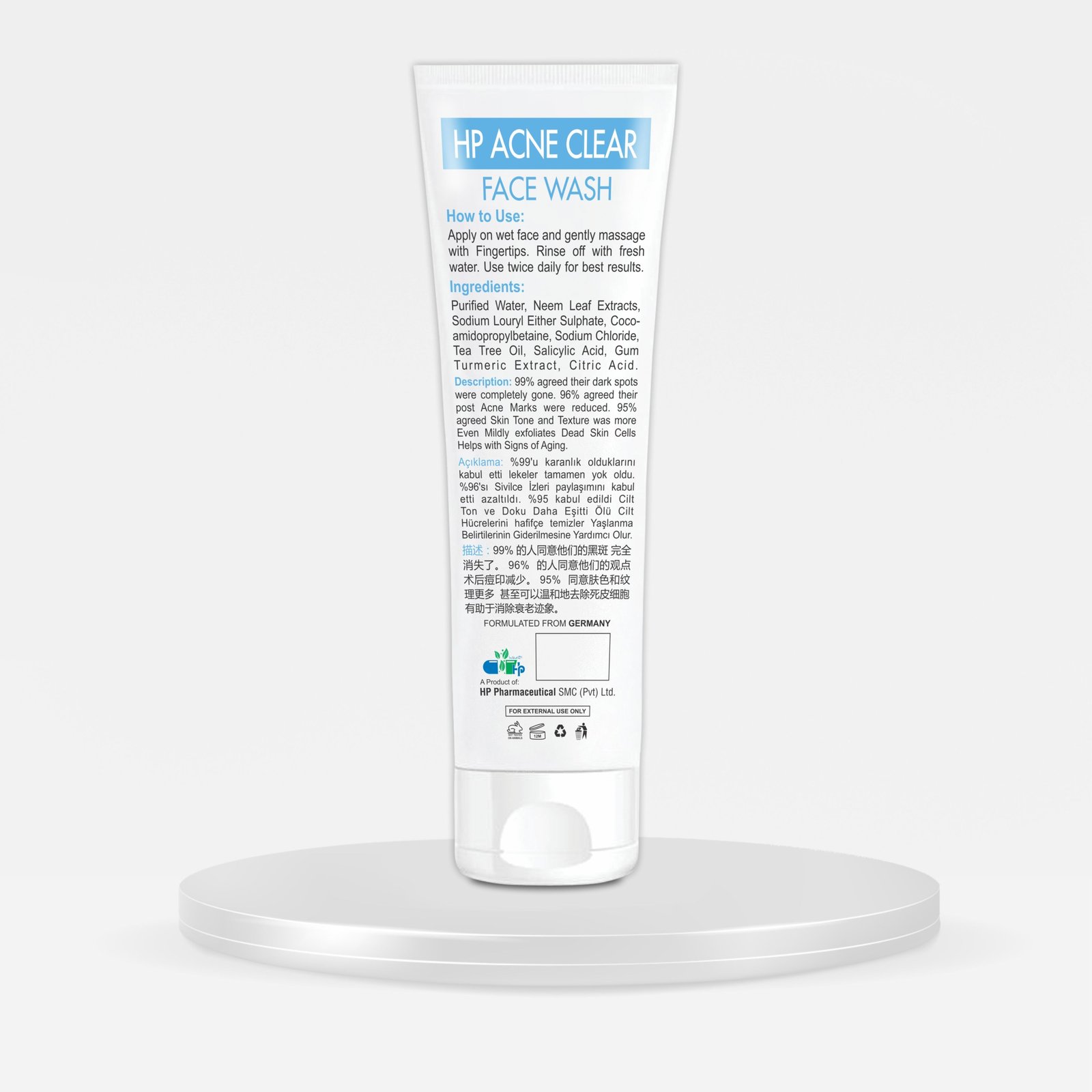 Hp Acne Clear Facewash, HP acne Facewash best acne facewash - Image 4