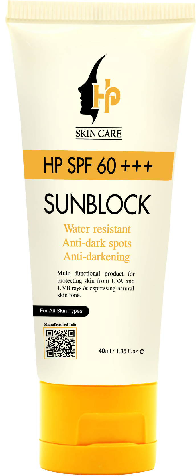 Best Sunblock for skin care HP SPF 60 +++ 40ml