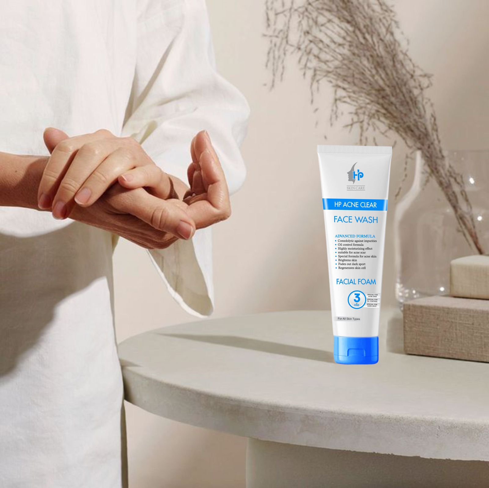 Hp Acne Clear Facewash, HP acne Facewash best acne facewash - Image 2