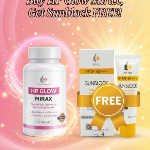 HP Glow Mirax with free Sunblock Summer Deal 2