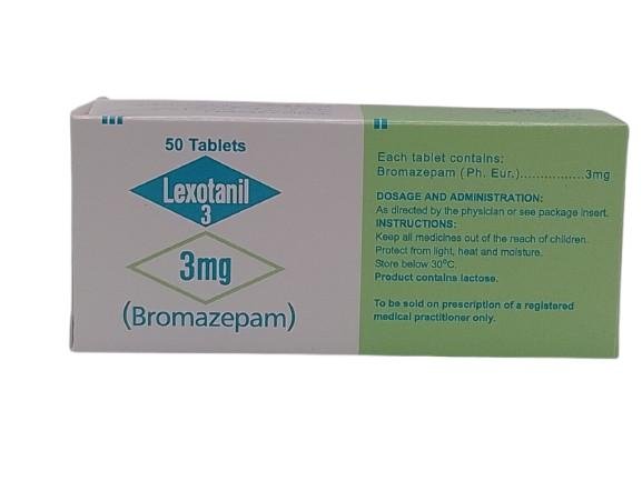 lexotanil 3mg tab
